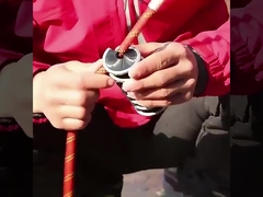 Spirale-Nylon-Innenrollen-Reinigungsbürste zum Reinigen von Seilen