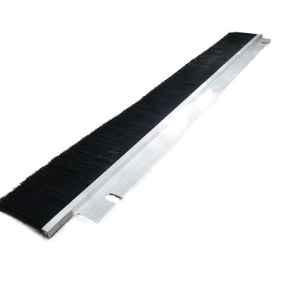 100mm Self Adhesive Fire Door Brush Strips Black Nylon Customization