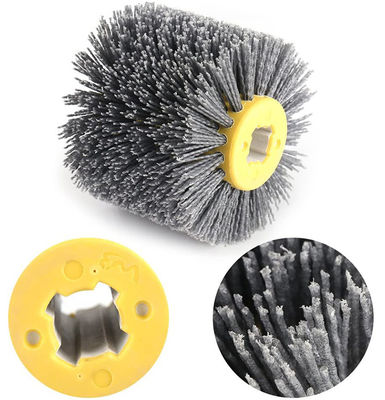 Industrial Abrasive Nylon Wheel Brush TUV Certificated For Decontamination