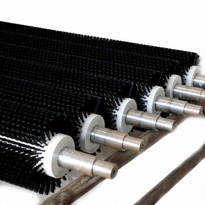 60mm Nylon Industrial Cylindrical Brush Cleaning Roller Customizable