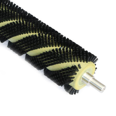 60mm Nylon Industrial Cylindrical Brush Cleaning Roller Customizable