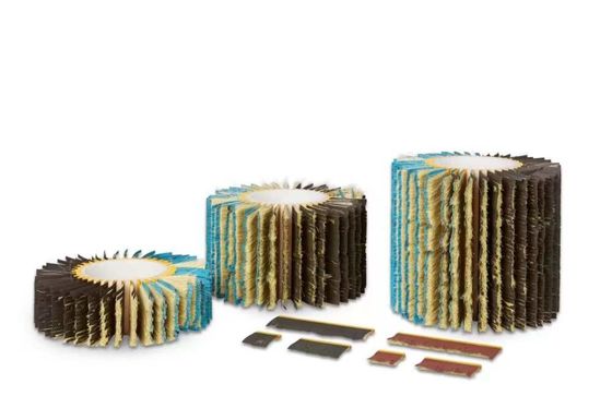 Custom Sisal Sandpaper Metal Sanding Brush Head Roller For Wood Polishing