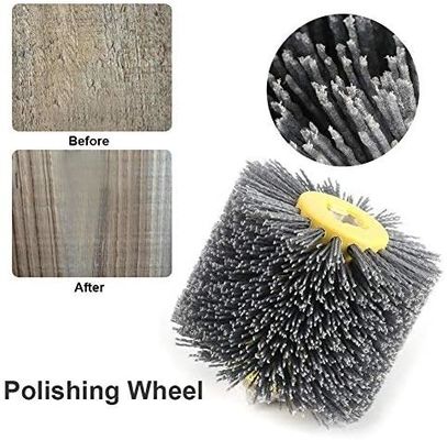 Industrial Abrasive Nylon Wheel Brush Wire Roller For Deburring