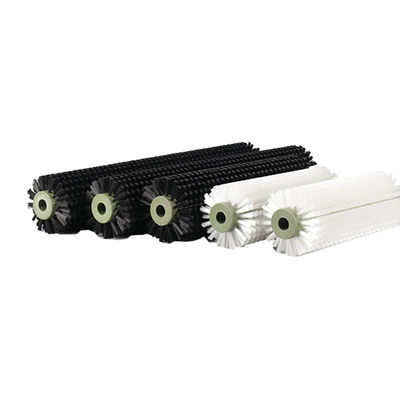 Cylindrical Industrial Nylon Roller Brush Solar Panels Cleaning