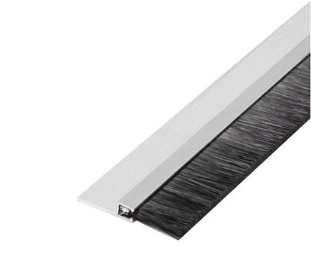 Industrial Door Nylon Dust Brush Seal Strip Aluminum Alloy 100mm