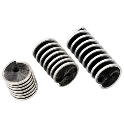 Nylon Inward Wire Spiral Coil Spring Brush For Chain Cleaning