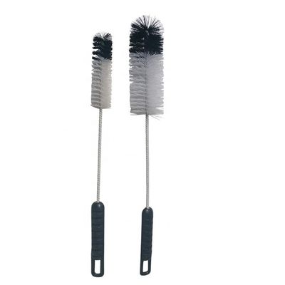 Bendable Twisted Wire Tube Brush Nylon Bristle For Bottle Cup Cleaning