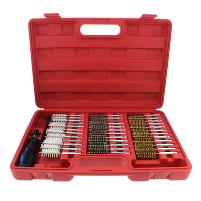 38 Pcs Stainless Steel / Brass Wire Nylon Wire Brush Tube Bore Cleaning Brush kit