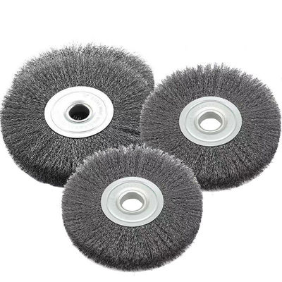 SUS304 Stainless Steel Wheel Brush For Removing Rust From Iron Plate