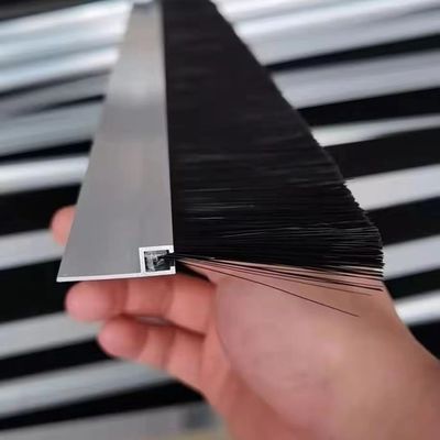Nylon Hair Aluminum Durable Door Brush Sweep Seal Brush Strip