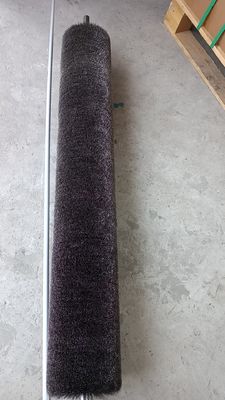 Stainless Steel Wire Wound Brush Wire Roller For Machine Metal De-Rust