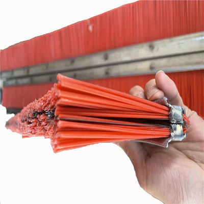 Customized Industrial Pp Plus Pp Plus Wire Strip Brush Brick Machine Brush For Cleaning Dirt