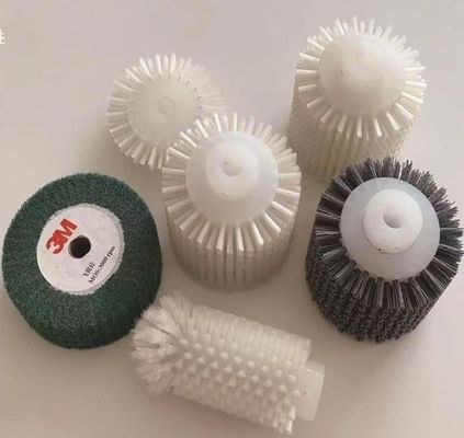 Nylon / Abrasive / Scouring Pad Shoe Cleaning Roller Brush For Shoe Cleaning Machines