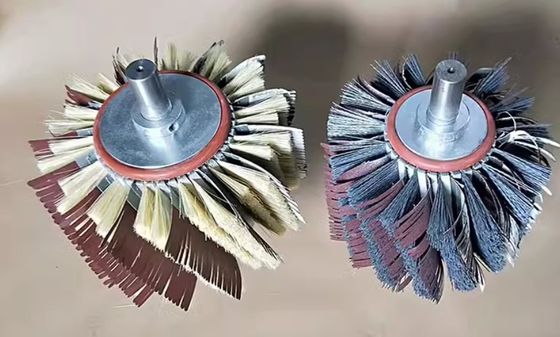 Sandpaper Sisal Polishing Roller Brush Sanding Brush For Wood Surface Polishing