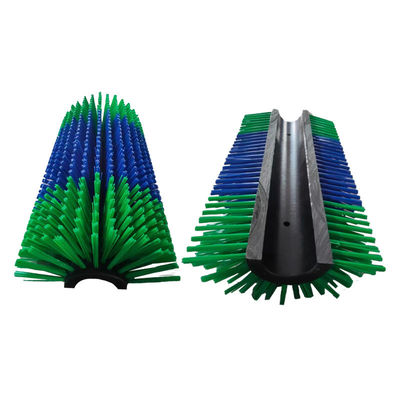 Blue And Green Cattle Body Brush For Cleaning And Massaging Farm Animals
