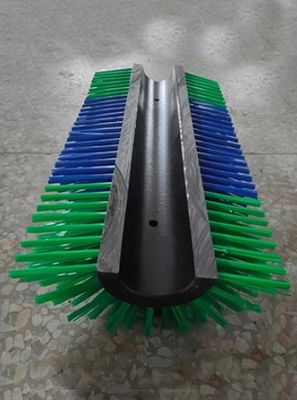 Blue And Green Cattle Body Brush For Cleaning And Massaging Farm Animals