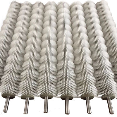 Custom 0.3mm-0.5mm Silk Nylon Roller Brush With / Without Shaft For Potato Peeling Industrial Machine