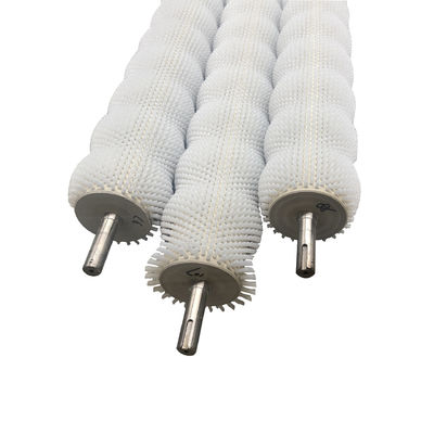 Custom 0.3mm-0.5mm Silk Nylon Roller Brush With / Without Shaft For Potato Peeling Industrial Machine