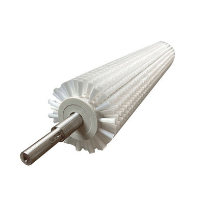 Custom 0.3mm-0.5mm Silk Nylon Roller Brush With / Without Shaft For Potato Peeling Industrial Machine