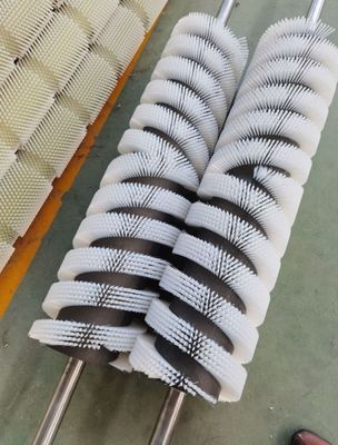 Custom Size Roller Brush Nylon Material Brushes For Garlic Peeled Potatoes