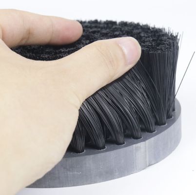 Custom Industrial Brushes Disc Nylon Wire Brush Dust Removal Disk Brushes For Cleaning