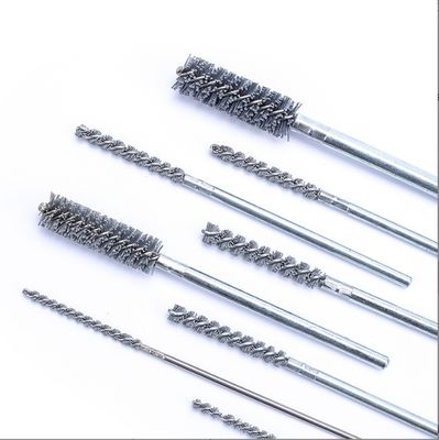 Industrial Custom Silicon Carbide Pipe Brush Abrasive Twisted Wire Brush For Hardware Polishing