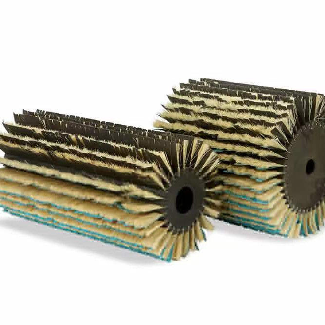 Custom Sisal Sandpaper Metal Sanding Brush Head Roller For Wood Polishing