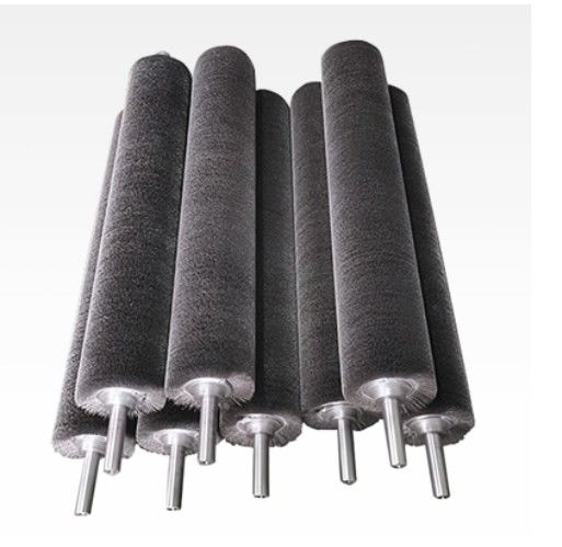 Stainless Steel Wire Wound Brush Wire Roller For Machine Metal De-Rust